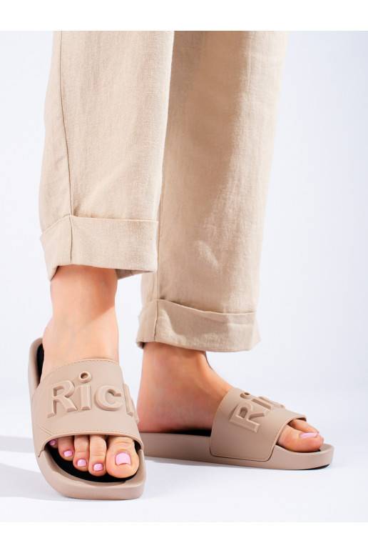 smėlio spalvos Šlepetės   Potocki