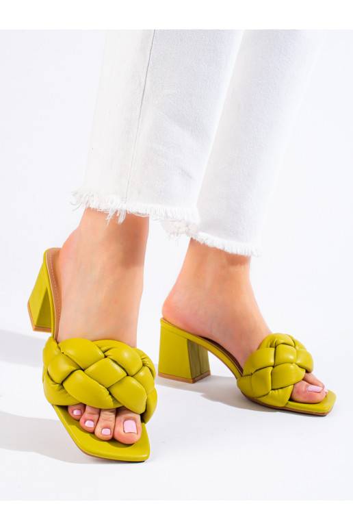 žalios spalvos  Šlepetės   Shelovet