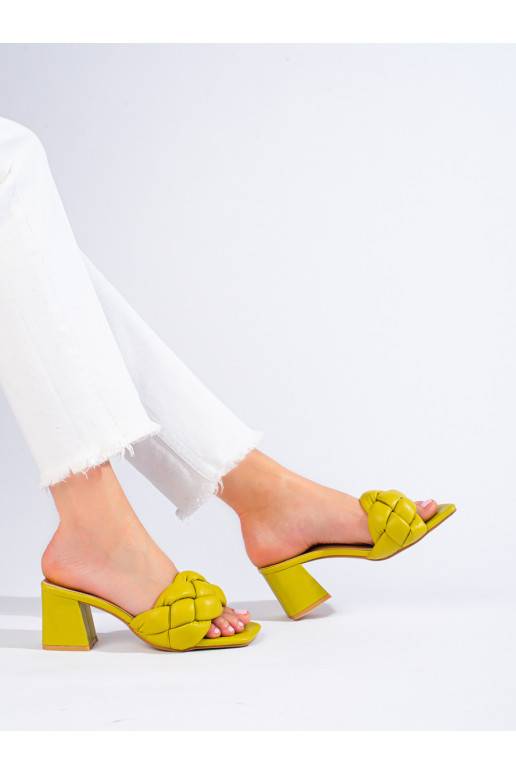 žalios spalvos  Šlepetės   Shelovet