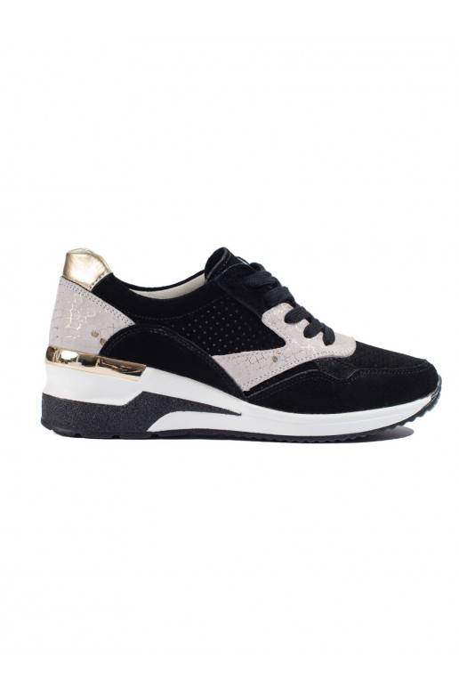 Sneakers batai modelio batai  juodos spalvos Shelovet   Sneakers batai modelio batai  juodos spalvos Shelovet