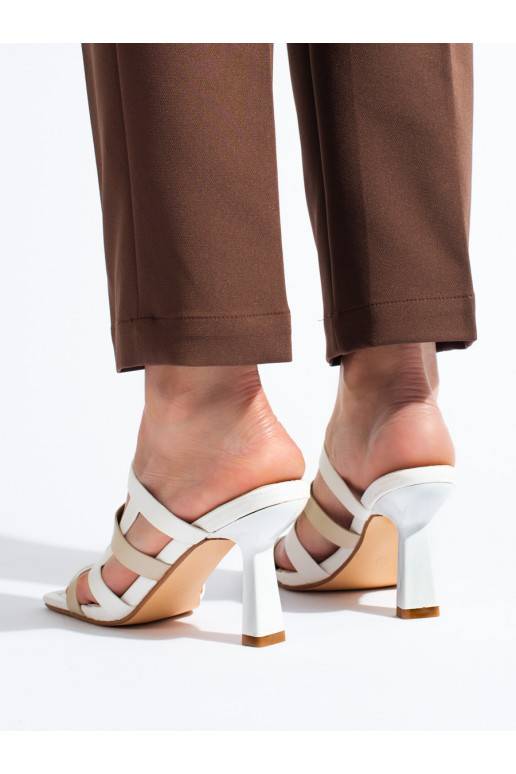 baltos spalvos  Šlepetės   Shelovet