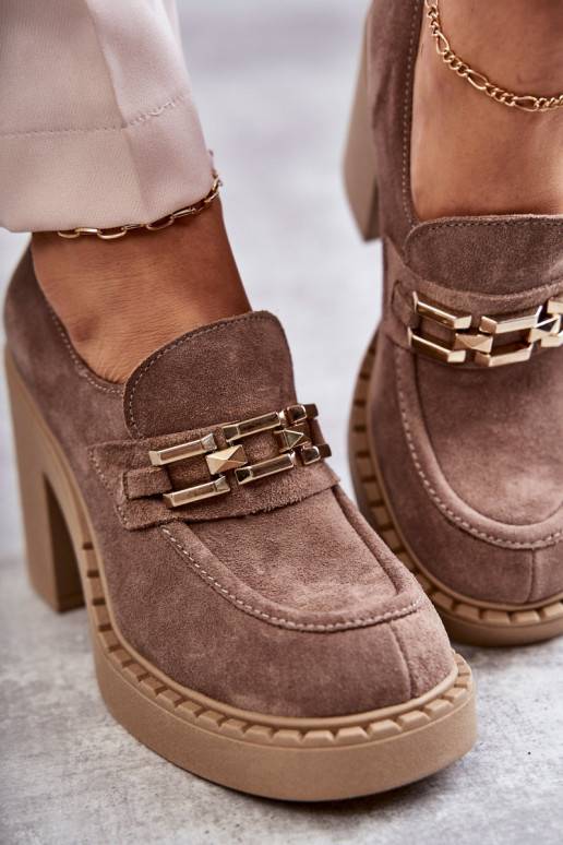 Smėlio spalvos zomšiniai batai Jaime... Smėlio spalvos zomšiniai batai Jaime...