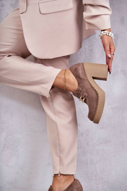 Smėlio spalvos zomšiniai batai Jaime... Smėlio spalvos zomšiniai batai Jaime...