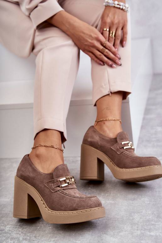 Smėlio spalvos zomšiniai batai Jaime... Smėlio spalvos zomšiniai batai Jaime...