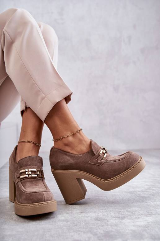 Smėlio spalvos zomšiniai batai Jaime... Smėlio spalvos zomšiniai batai Jaime...