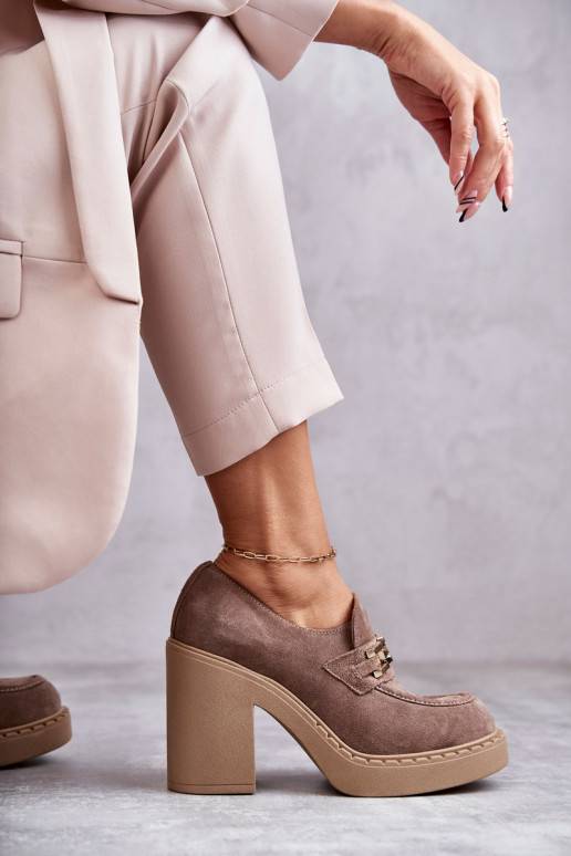 Smėlio spalvos zomšiniai batai Jaime... Smėlio spalvos zomšiniai batai Jaime...