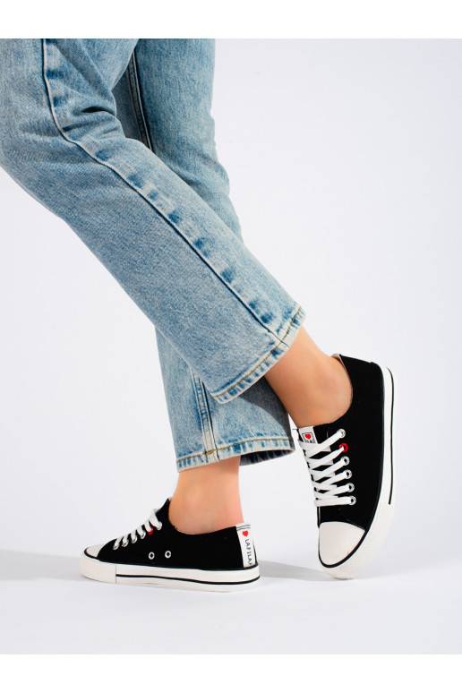 Shelovet  Moteriški batai juodos spalvos