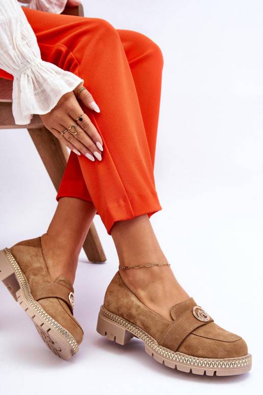 Smėlio spalvos zomšiniai mokasinai... Smėlio spalvos zomšiniai mokasinai...