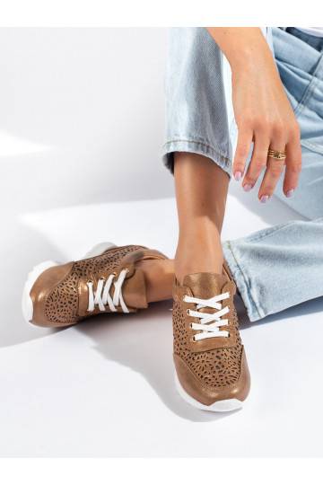 su aužūro elementais Sneakers batai modelio batai  Shelovet rudos spalvos