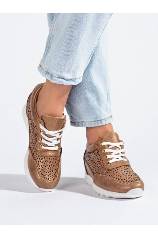 su aužūro elementais Sneakers batai modelio batai  Shelovet rudos spalvos