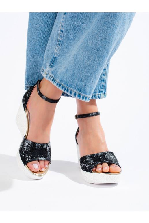 basutės   juodos-baltos spalvos Shelovet