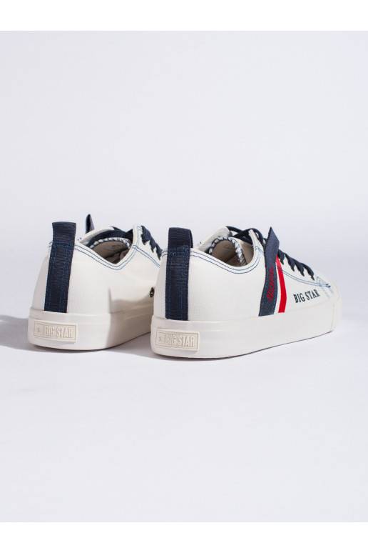  baltos spalvos batai z ekologicznej skóry BIG STAR LL174005