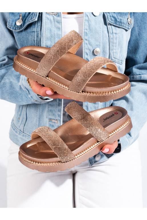  Šlepetės   su masyviu kulnu Shelovet