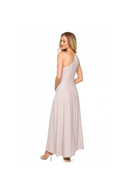 Vakarinė blizganti suknelė smėlio...
