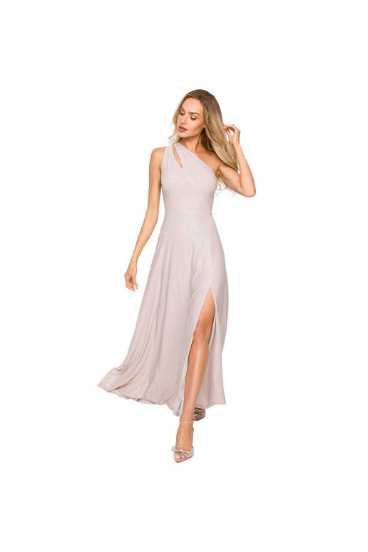 Vakarinė blizganti suknelė smėlio...