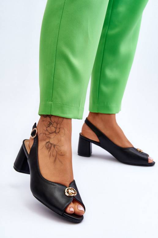 Moteriškos basutės su kulniukais Hette Moteriškos basutės su kulniukais Hette