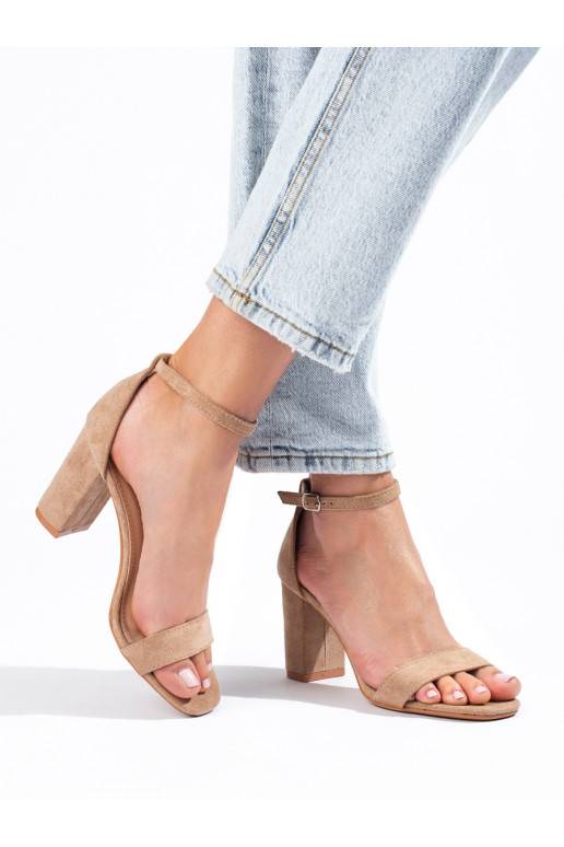 Zomšos sandalai ant kulno Shelovet...