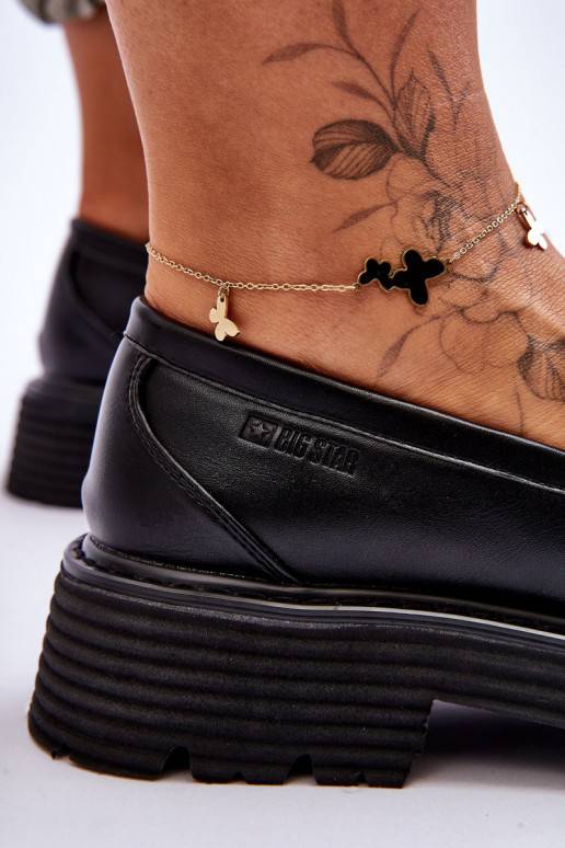 Mokasinai batai Big Star juodos spalvos Mokasinai batai Big Star juodos spalvos