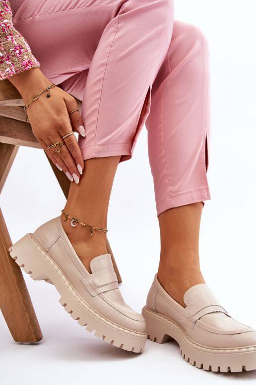 Mokasinai smėlio spalvos Big Star Mokasinai smėlio spalvos Big Star