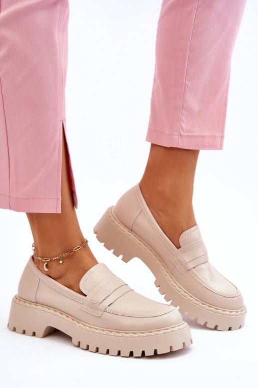 Mokasinai smėlio spalvos Big Star Mokasinai smėlio spalvos Big Star