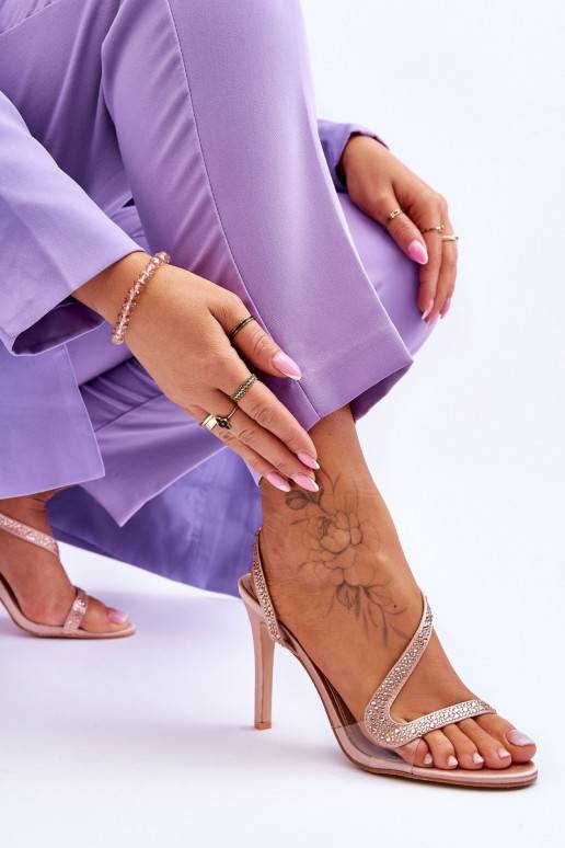 Elegantiško stiliaus sandalai su...