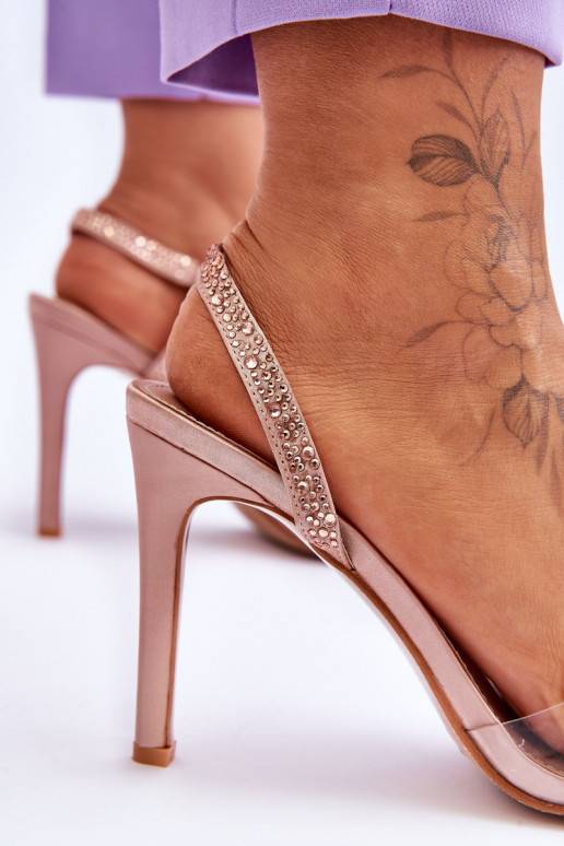 Elegantiško stiliaus sandalai su...