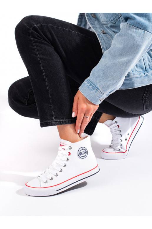  Moteriški batai baltos spalvos BIG STAR T274026101