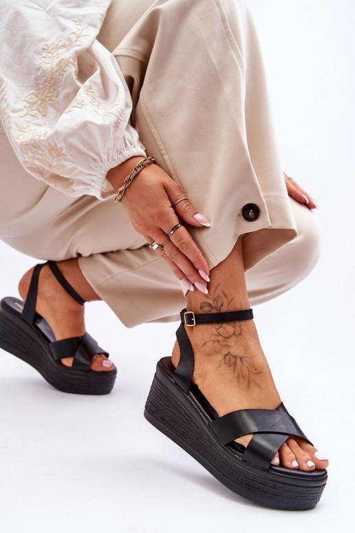 Patogios platforminės basutės juodos...