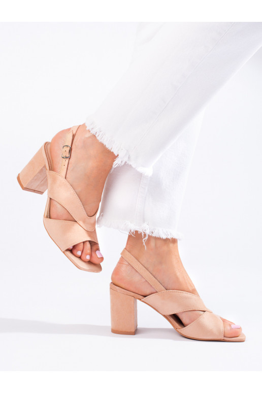 Zomšiniai bateliai smėlio spalvos...