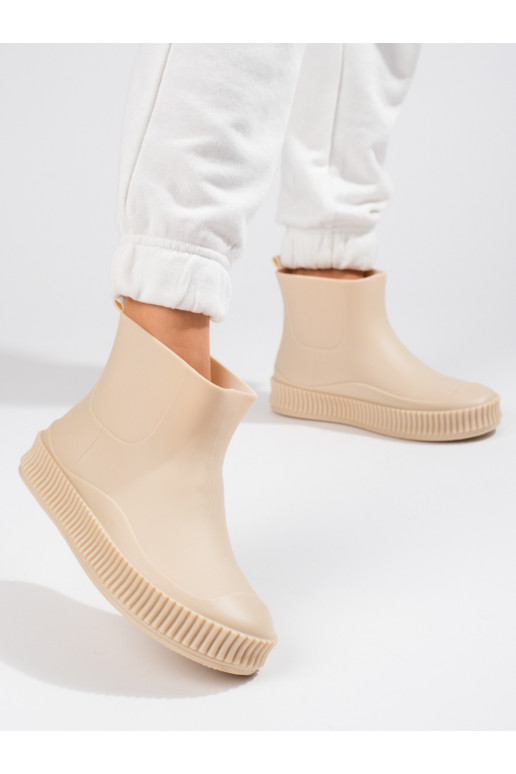 guminiai batai smėlio spalvos Shelovet guminiai batai smėlio spalvos Shelovet