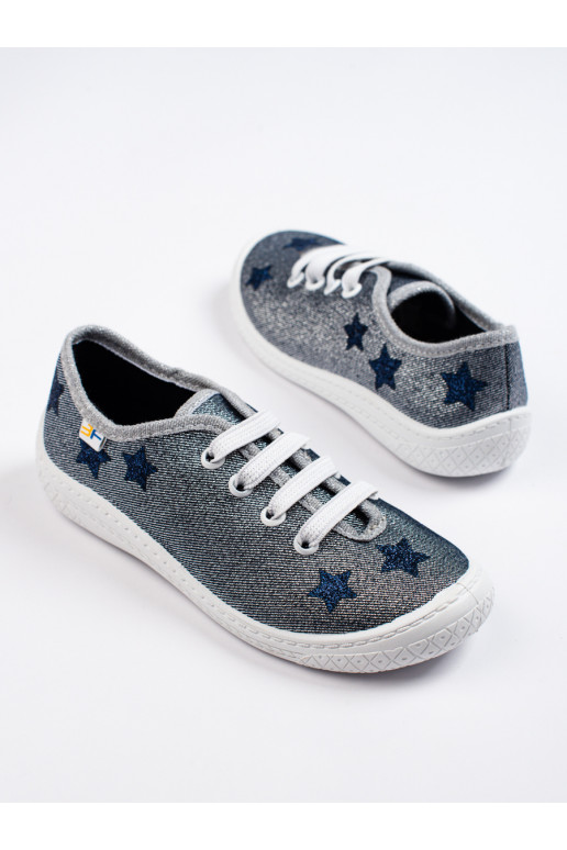 Įsispiriamo modelio pilkos spalvos batai  3F