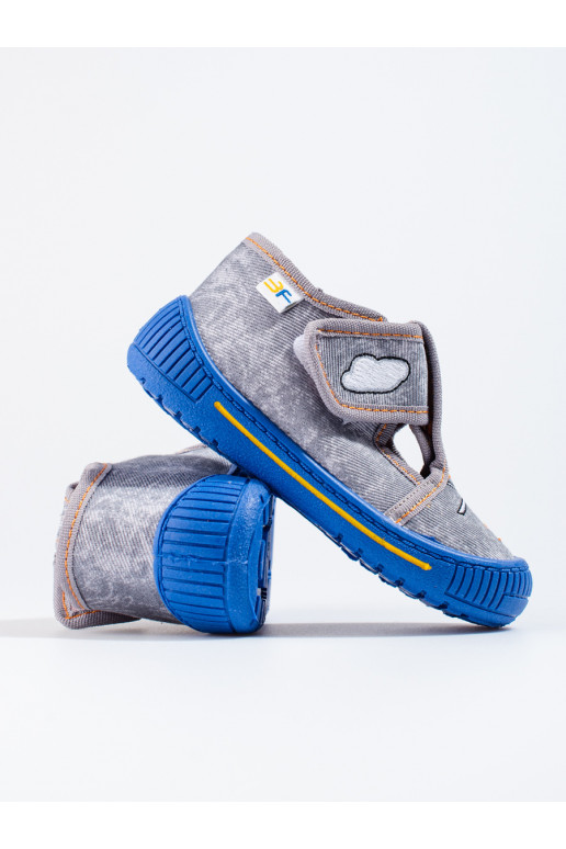 pilkos spalvos kapcie z helikopterem  Shelovet