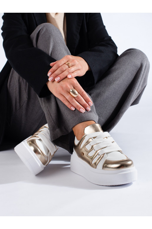 modelio batai su aukšta platforma baltos spalvos Shelovet  modelio batai su aukšta platforma baltos spalvos Shelovet