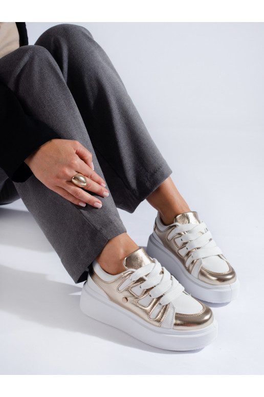 modelio batai su aukšta platforma baltos spalvos Shelovet  modelio batai su aukšta platforma baltos spalvos Shelovet