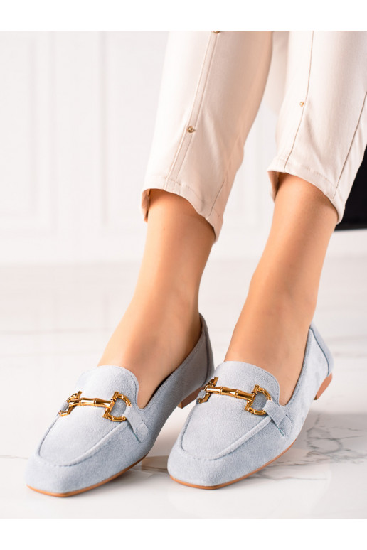 Moteriški mokasinai Shelovet iš zomšos  Moteriški mokasinai Shelovet iš zomšos