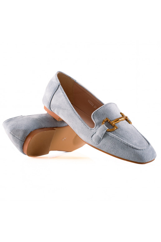 Moteriški mokasinai Shelovet iš zomšos  Moteriški mokasinai Shelovet iš zomšos