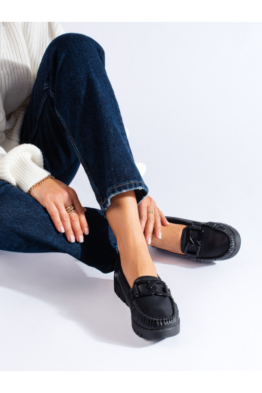 Mokasinai eko odos juodos spalvos Shelovet Mokasinai eko odos juodos spalvos Shelovet