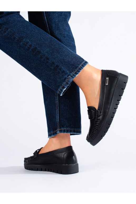 Mokasinai eko odos juodos spalvos Shelovet Mokasinai eko odos juodos spalvos Shelovet