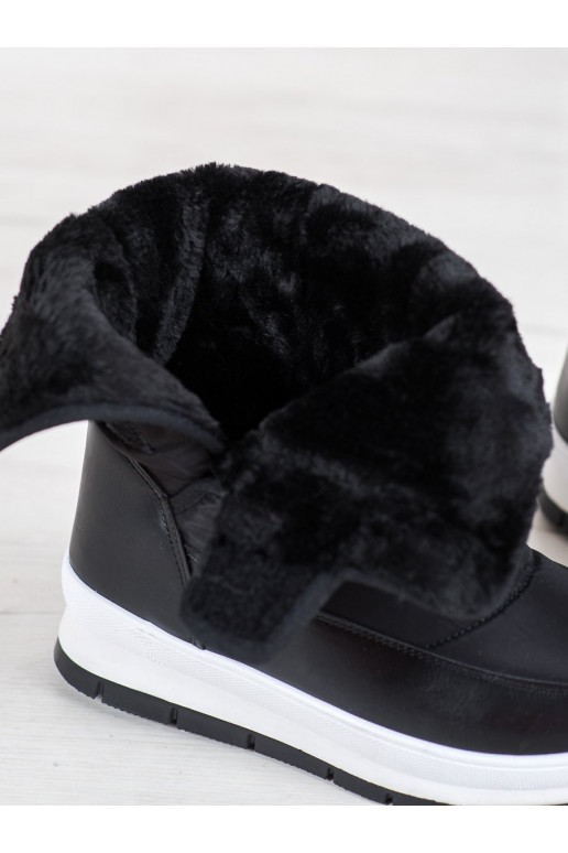 Juodos spalvos sniego batai su... Juodos spalvos sniego batai su...