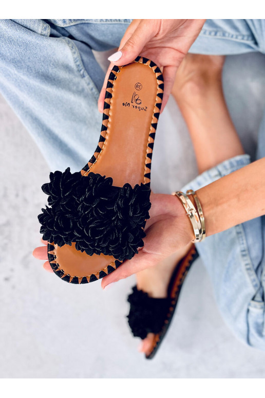 Moteriškos šlepetės PRIMA BLACK