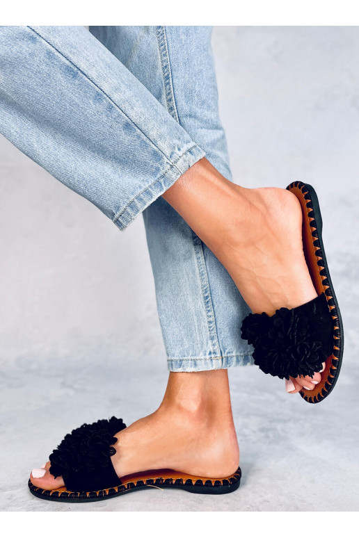 Moteriškos šlepetės PRIMA BLACK