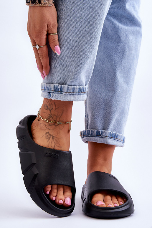 Lengvos šlepetės Big Star juodos spalvos