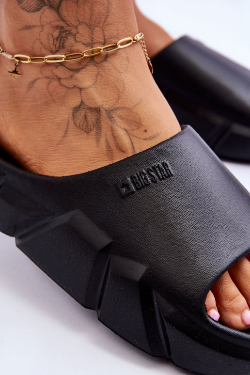 Lengvos šlepetės Big Star juodos spalvos