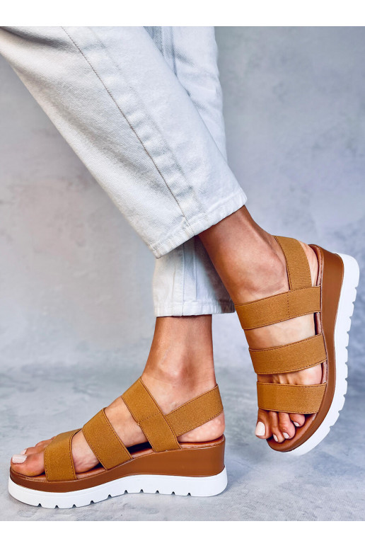 Basutės rudos spalvos CREGGER CAMEL