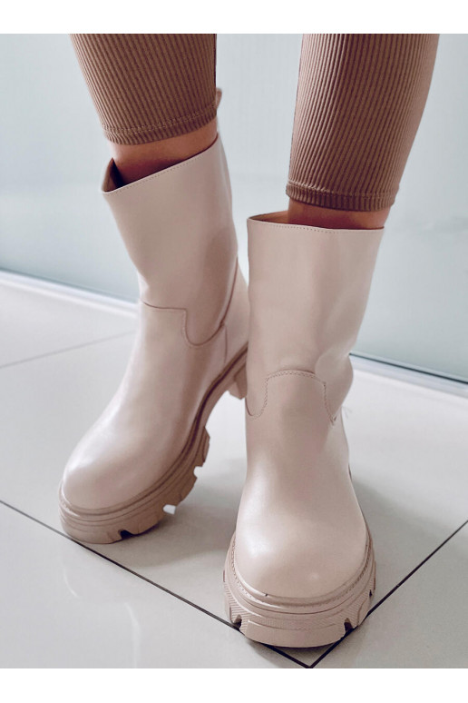 Moteriški auliniai batai JOWITA BEIGE