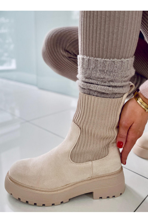 Elastingi auliniai batai WINTERS BEIGE