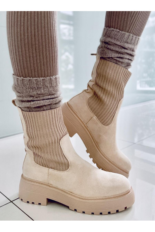Elastingi auliniai batai WINTERS BEIGE