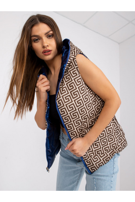 Mėlyna apverčiama Addison liemenė su...