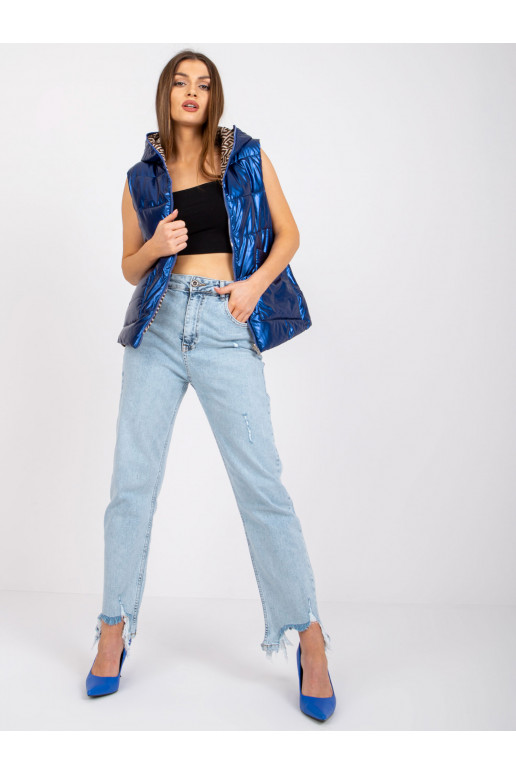 Mėlyna apverčiama Addison liemenė su...