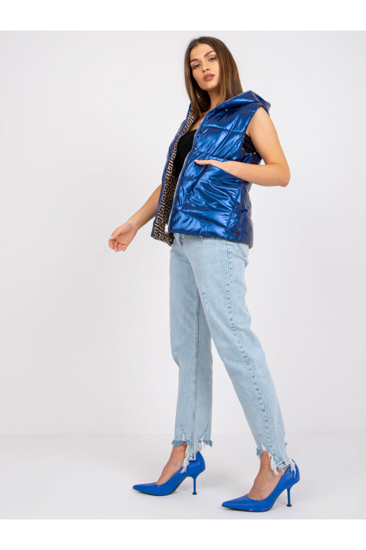 Mėlyna apverčiama Addison liemenė su...